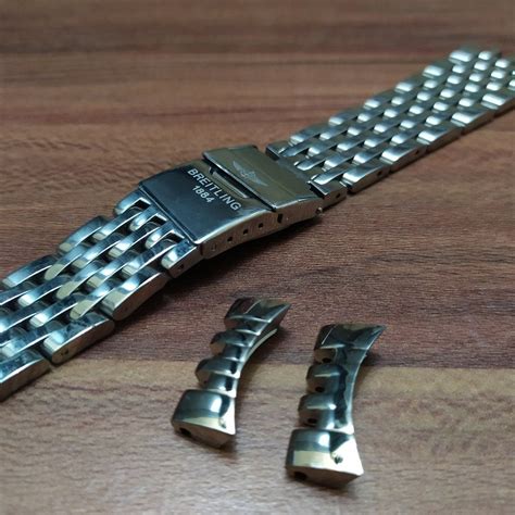 cinturino acciaio breitling usato|CINTURINO ACCIAIO BREITLING originale (senza terminali).